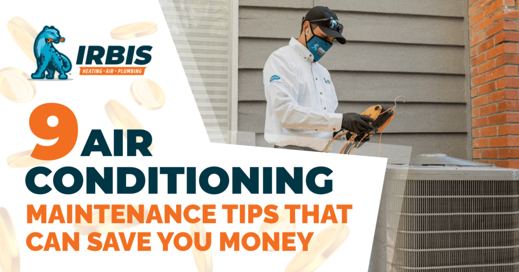 9 Air Conditioning Maintenance Tips That Can Save You Money Graphic